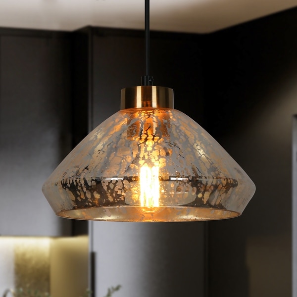 Flyn Modern 1 Light Mercury Glass Kitchen Island Pendant Lights On Sale Bed Bath Beyond 36980623