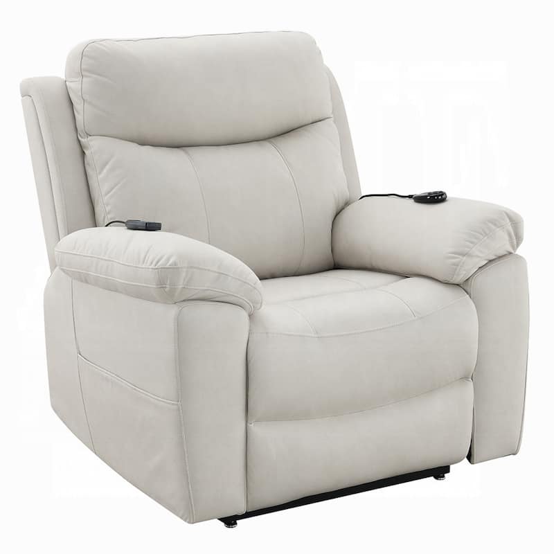 Cheru Power Motion Lift and Recliner Chair with Heated Massage, Ivory