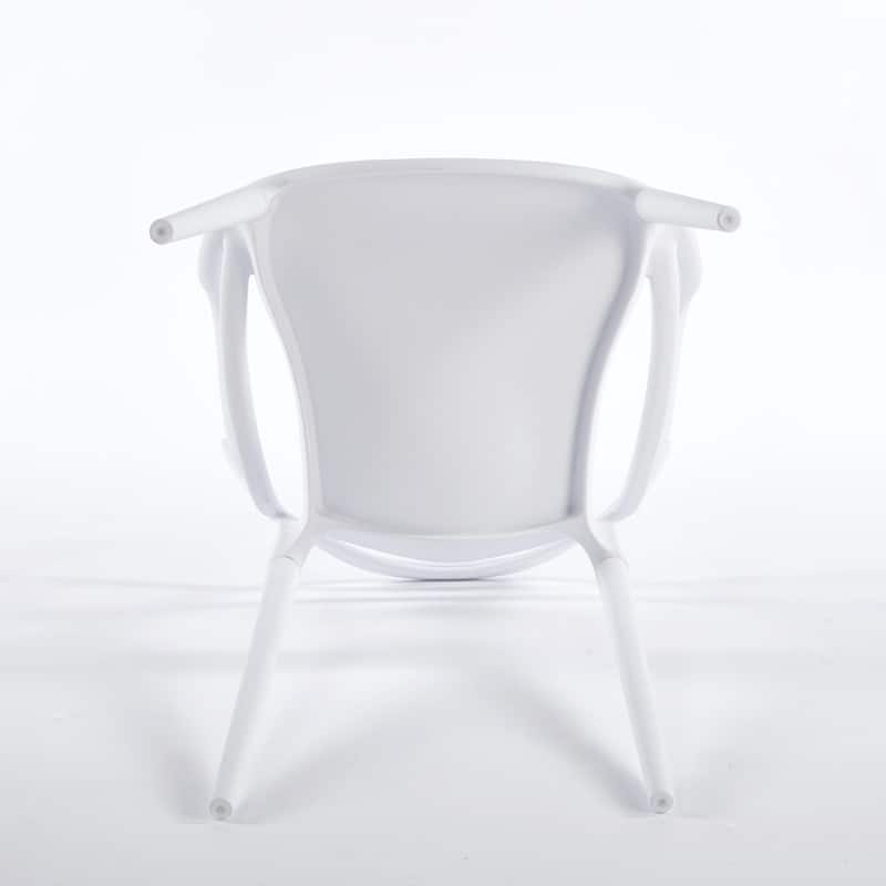 Modern Accent Chair with Clear Shell and Metal Legs, Versatile Dining or Desk Chair