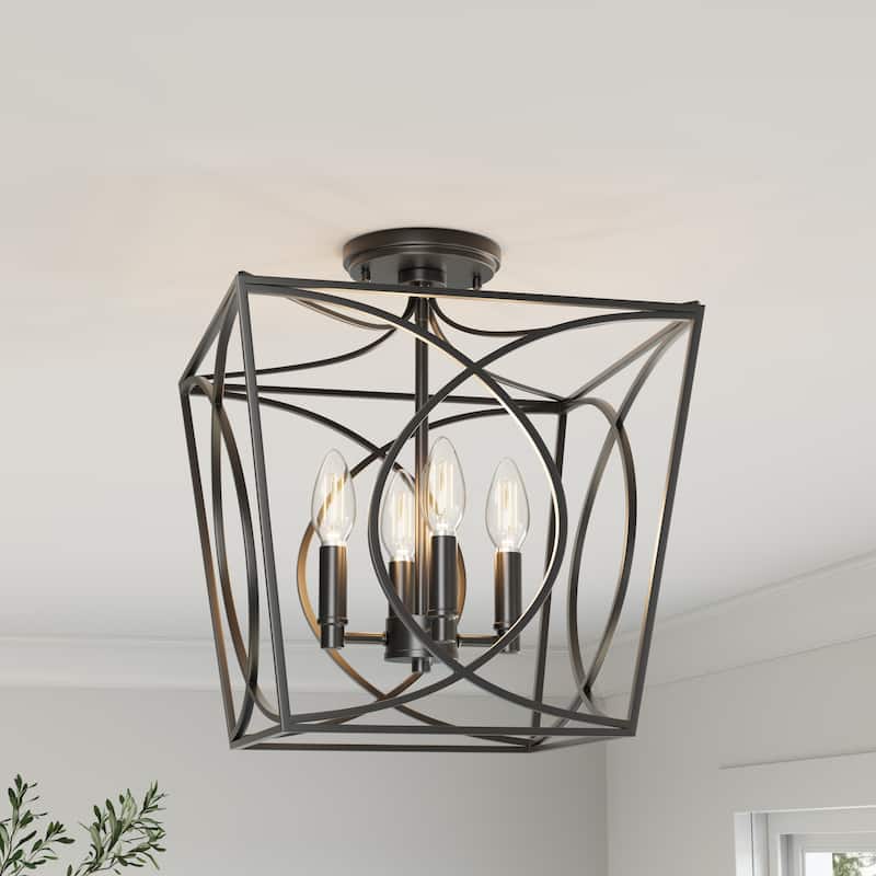 Tracy 4-Light Semi-Flush Ceiling Mount