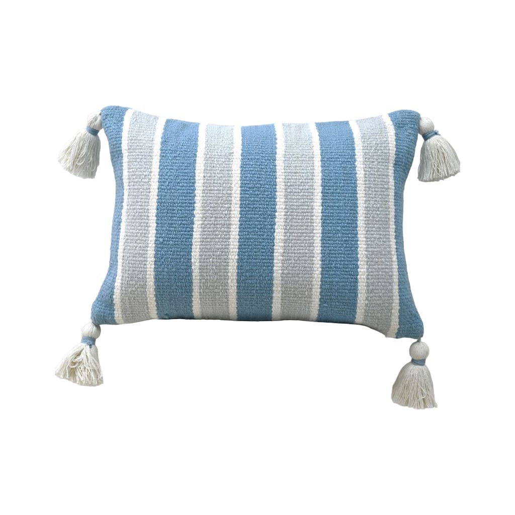Linden Street Handwoven Corner Tassels Decorative Pillow 14X20