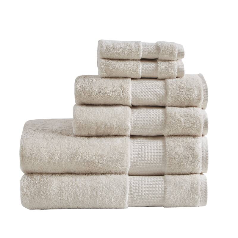 Madison Park Signature Turkish Cotton 6-piece Bath Towel Set