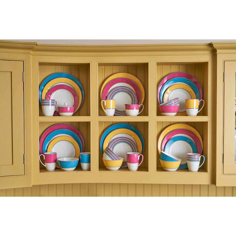 Kit Kemp for Spode Calypso Set of 4 17 Ounce Mugs