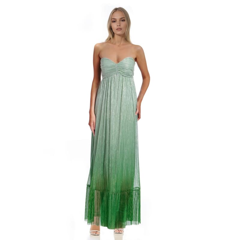Jewel Badgley Mischka Evelyn Sweetheart Neck Strapless Gown