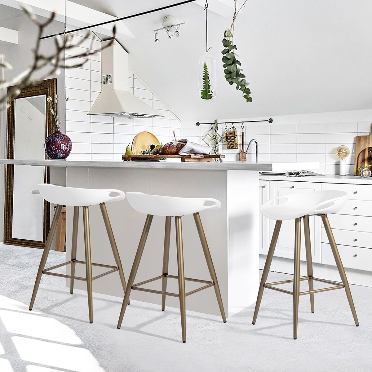 Plastic seat hotsell bar stools