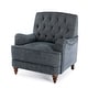 preview thumbnail 4 of 31, Benton Tufted Polyester Fabric Arm Chair by Greyson Living Navy