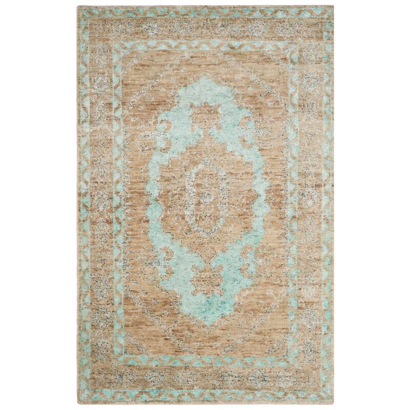 SAFAVIEH Hand-knotted Tangier Memnune Modern Wool Rug