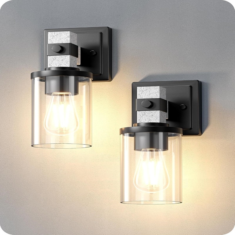 Set of 2 Farmhouse Vanity Lights Fixtures for Bathroom