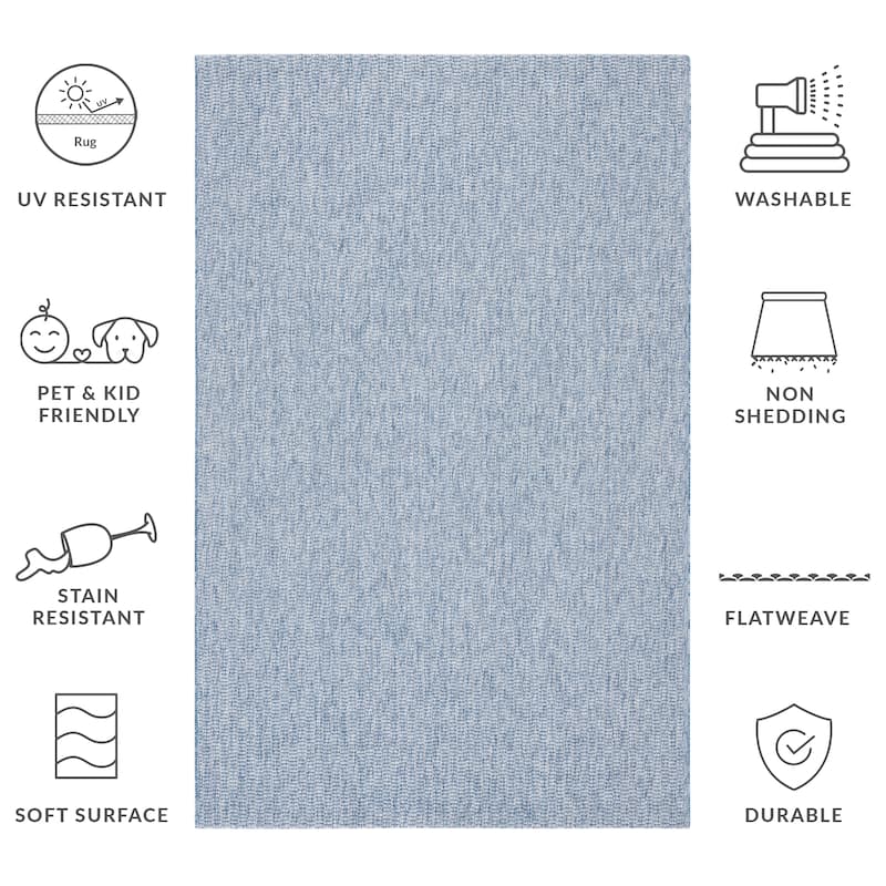 SAFAVIEH Sisal All-Weather Tressa Transitional Indoor/Outdoor Rug