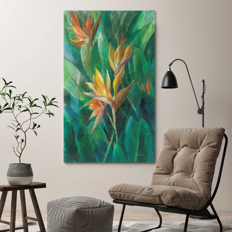 "Bird of Paradise II" Print on Canvas