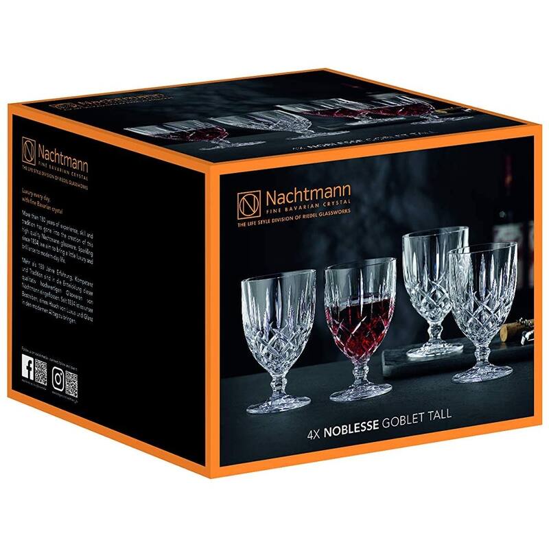 Nachtmann Set of 4 Noblesse All Purpose Goblets