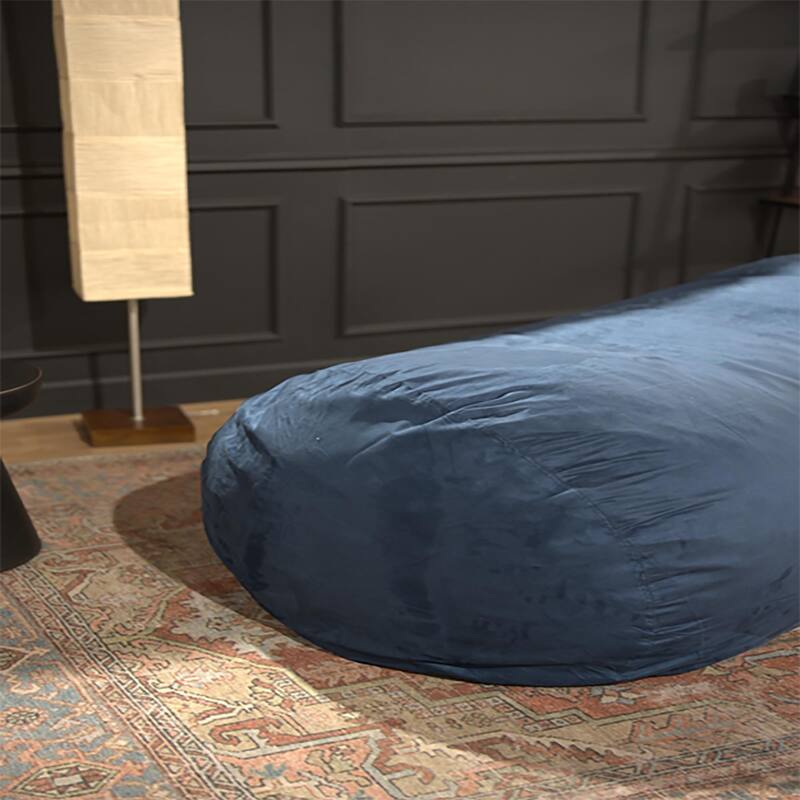 Jasper Traditional 8 Foot Cylindrical Suede Bean Bag