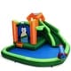 preview thumbnail 3 of 7, Gymax Inflatable Slide Bouncer and Water Park Bounce House Climbing
