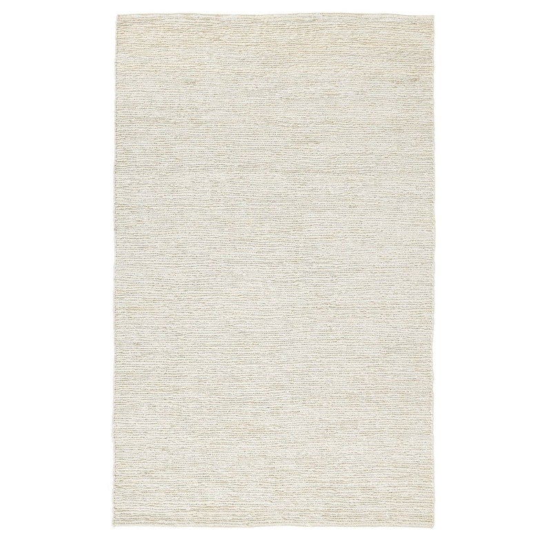 Zandra Soumak Handspun Jute Rug by Kosas Home - 5X8 - Ivory