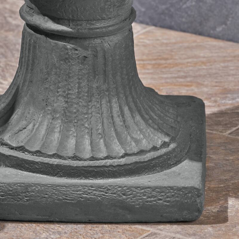 Handmade Chalice Planter Botanical Details drainage hole and stopper