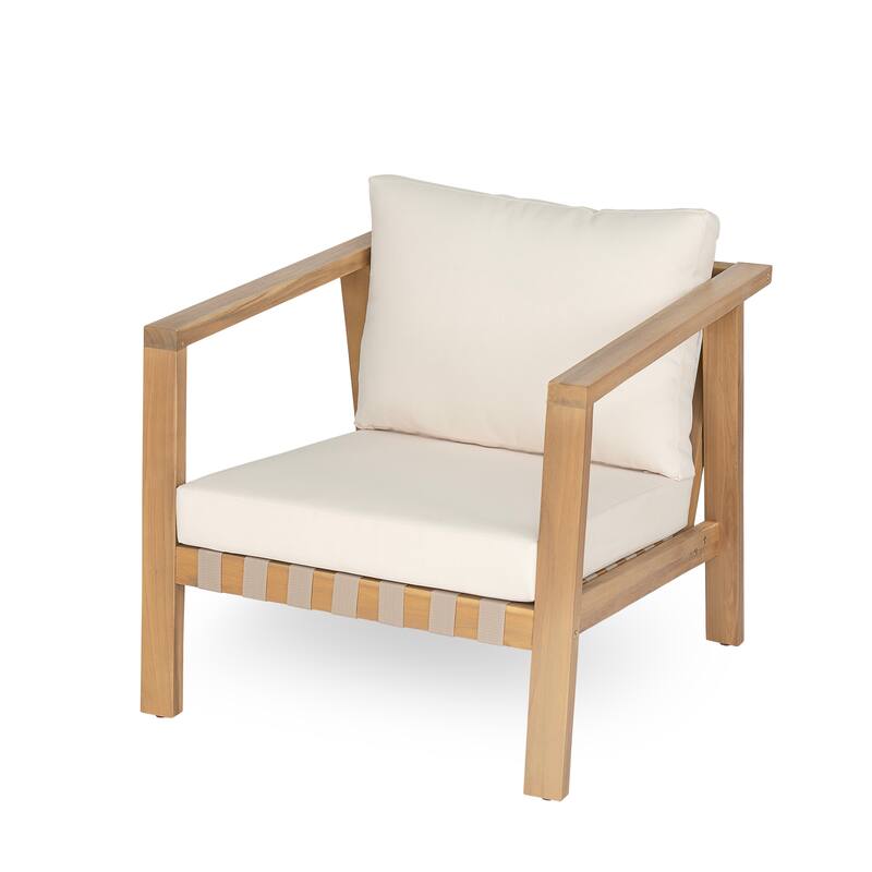 Christopher Knight Home- Alex Outdoor 4-Piece Conversation Set