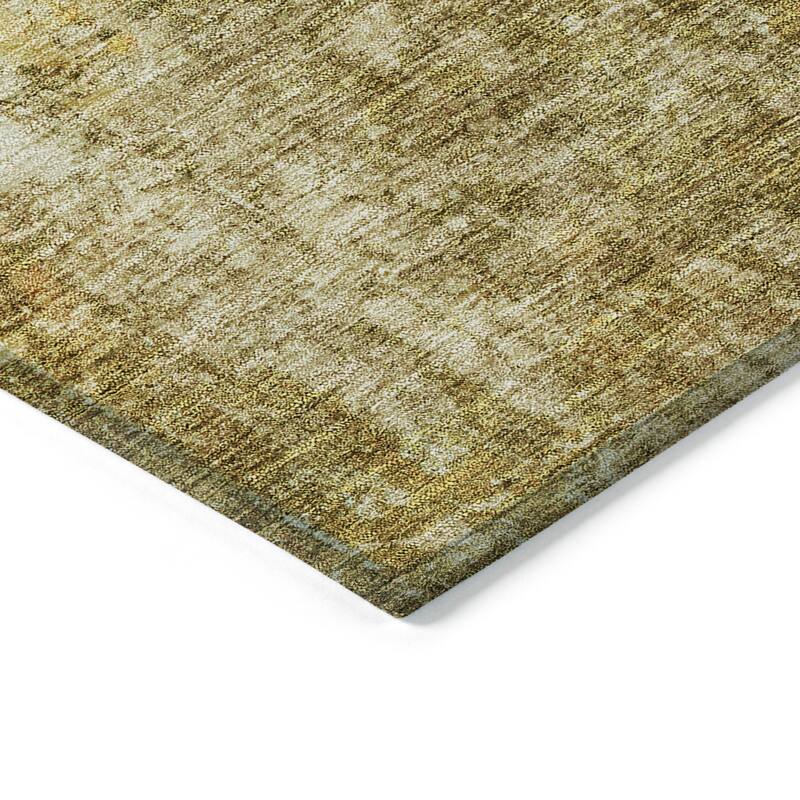 Machine Washable Indoor/ Outdoor Chantille Solid Ombre Rug