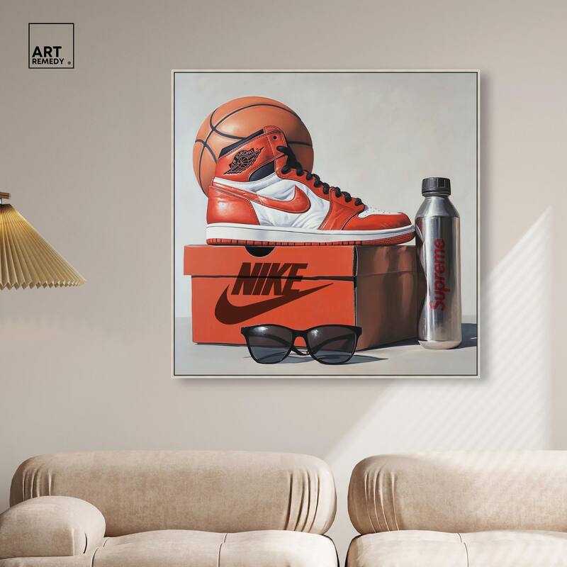 Basketball Practice Canvas by Art Remedy