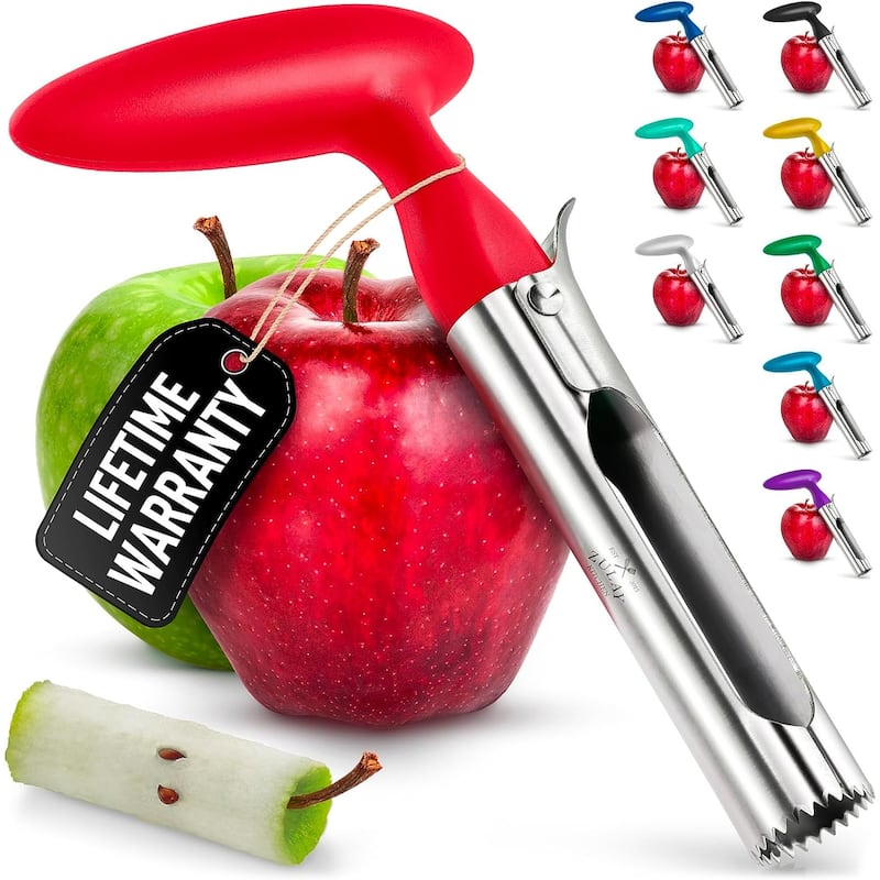 Zulay Kitchen Ultra Sharp Stainless Steel Apple Corer Tool
