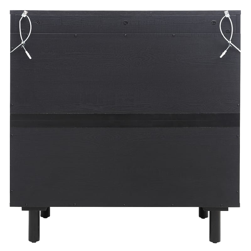 Modern 2 Door Cabinet with Adjustable Shelf