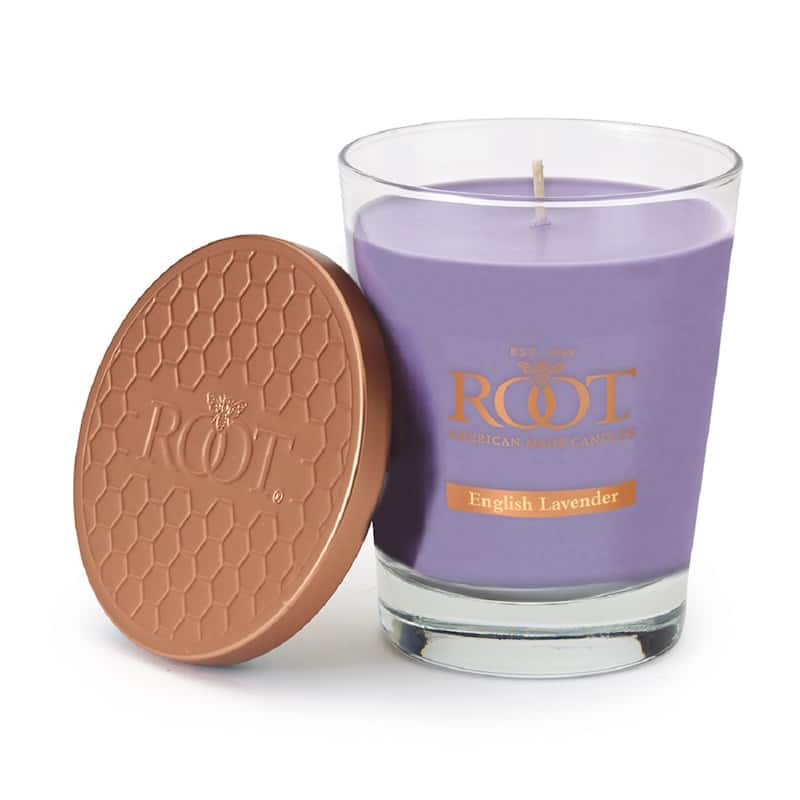 Root Candles English Lavender 10.5 oz Large Veriglass Jar