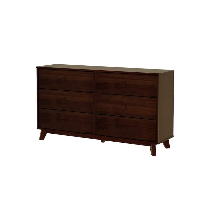 Max and Lily Solid Wood 6-Drawer Dresser