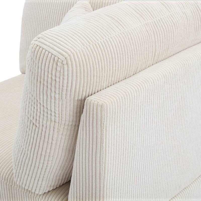 Free Combination Multi-Shaped Corduroy Sofa Modular