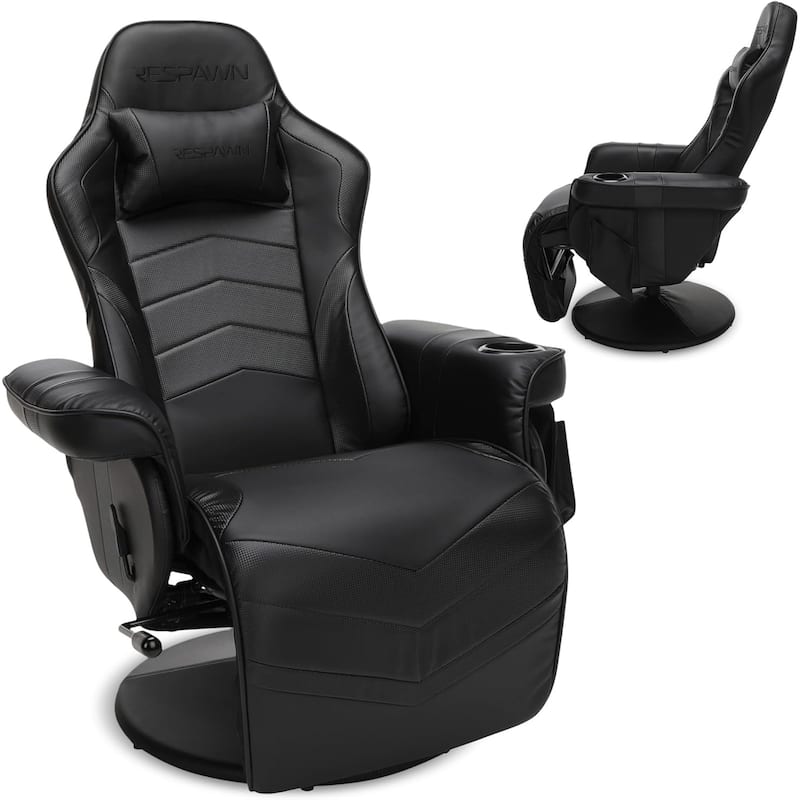 RESPAWN 900 Gaming Recliner - Reclining Gaming Chair with Footrest, Gaming Chair Recliner - Black