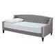 preview thumbnail 60 of 103, Silver Orchid Performance Fabric Heston Upholstered Tufted Sofa Bed