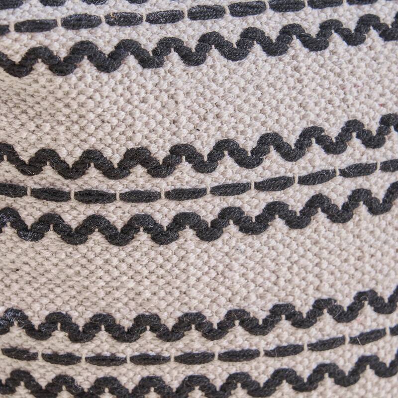 Modern Design Fabric Pouf,Filled with Polystyrene Beads Ottoman,Softness And Comfort