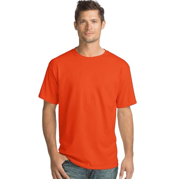 Shop Hanes Comfortsoft Men S Short Sleeve Crewneck T Shirt 4 Pack
