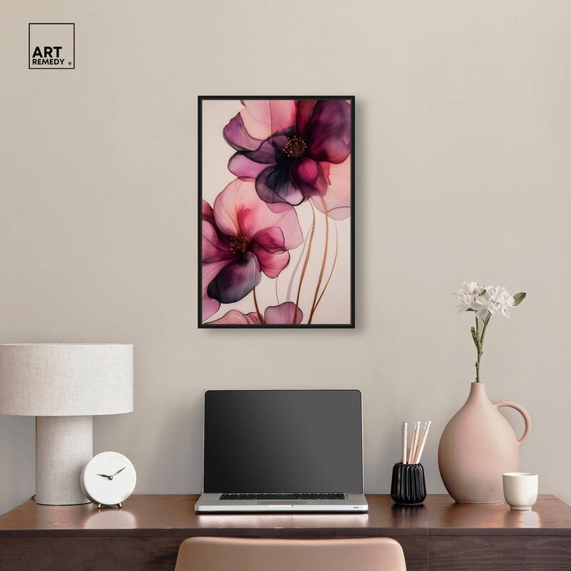 Velvet Verse III Canvas by Art Remedy