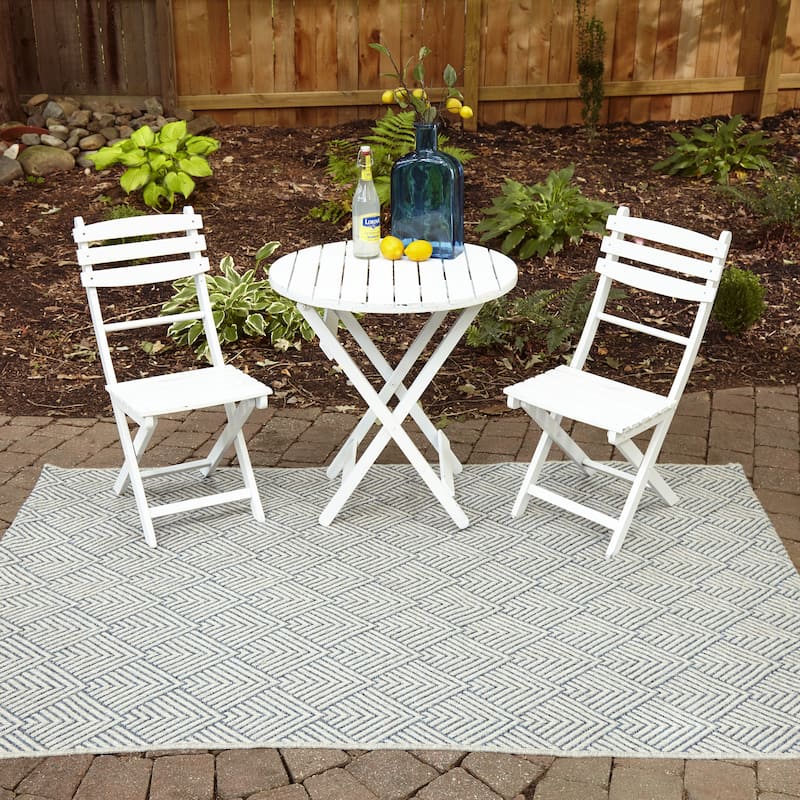Momeni Como Contemporary Geometric Indoor Outdoor Rug