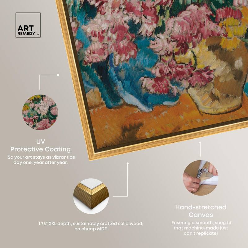 Give him Flores Canvas by Art Remedy