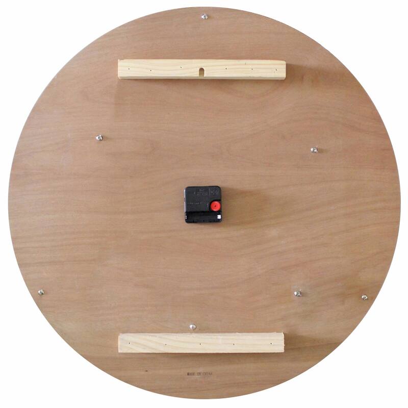 FirsTime & Co. Maritime Farmhouse Plank Wall Clock