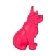 preview thumbnail 3 of 8, Sagebrook Home 10" Solid Color Cool Shades Novelty Boston Terrier - 7" x 5" x 10"