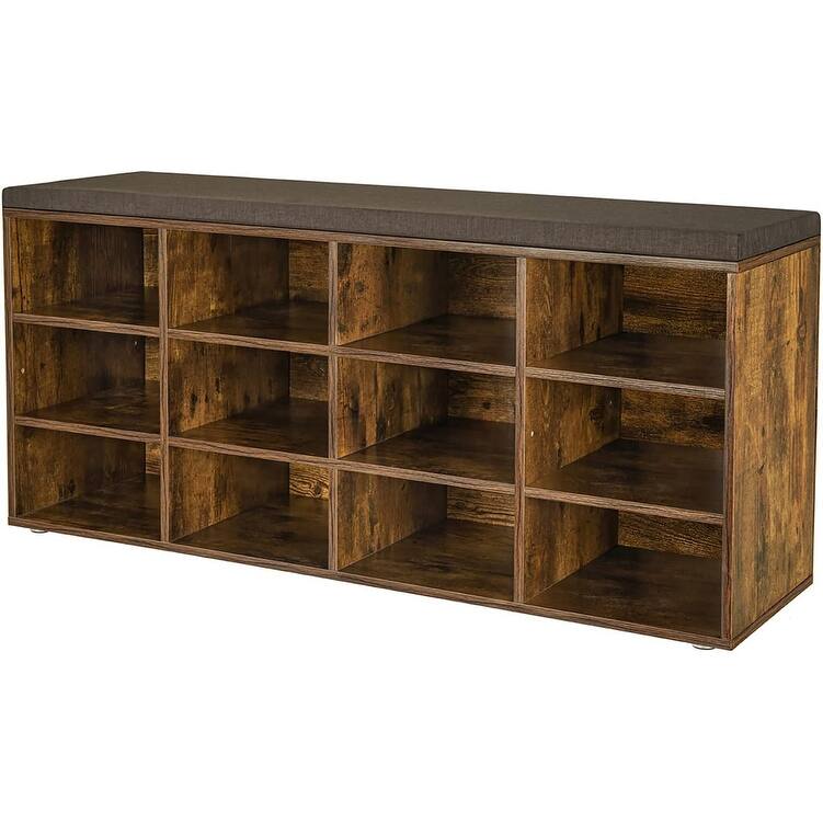 Shoe Storage Bench with Cushion