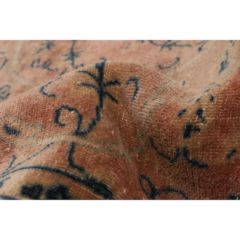 ECARPETGALLERY Hand-knotted Antalya Vintage Copper Wool Rug - 9'7 x 12'10