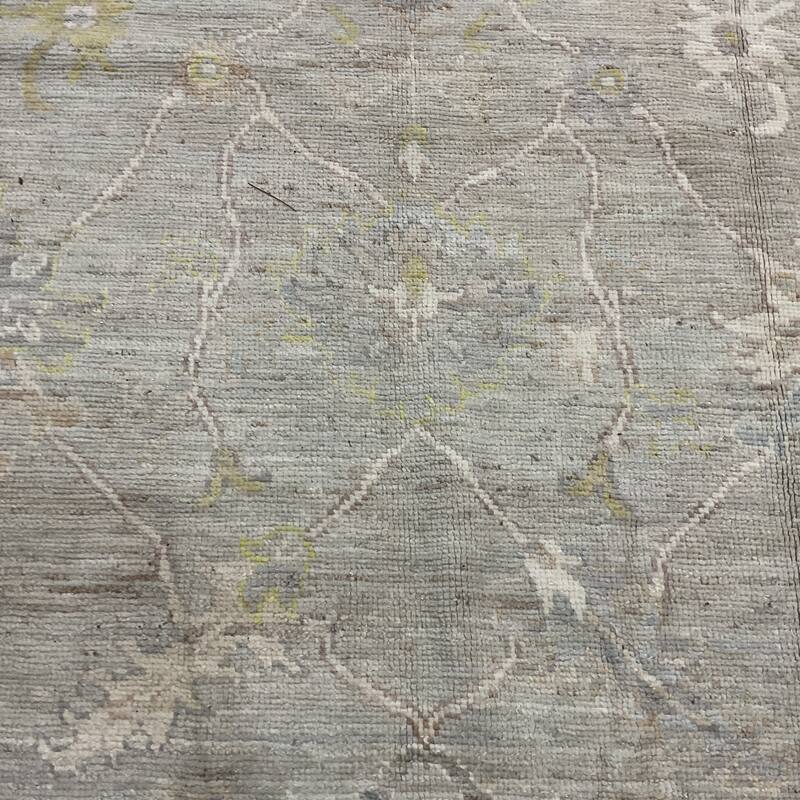 HERAT ORIENTAL Handmade Vegetable Dyed Oushak Wool Rug - 8'8" x 10'