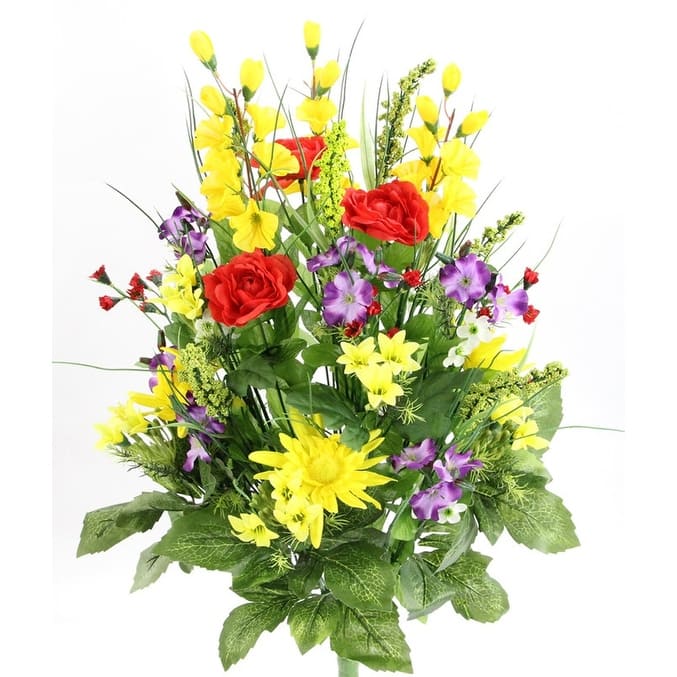 Artificial Dahlia, Morning Glory 30 Stems Decoration Arrangement, - 8'6" x 13' - 8'6" x 13'