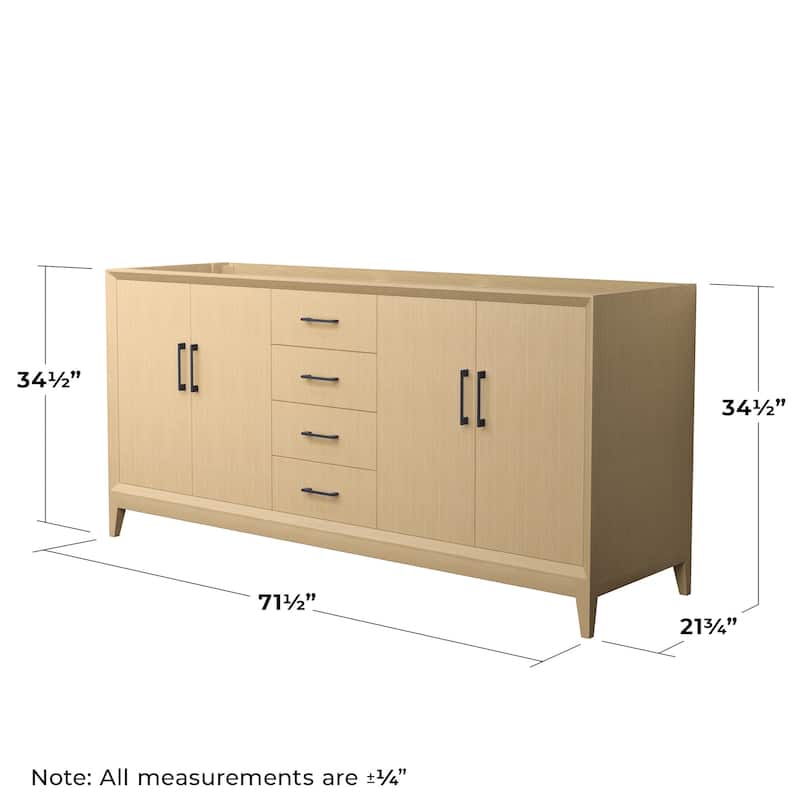 Wyndham Collection WCH7575-72D-CXSXX-MXX Janna 72" Double Free