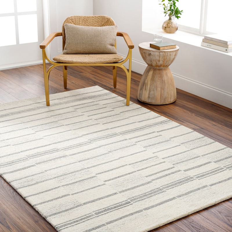 Livabliss Granada Scandinavian Stripe Area Rug