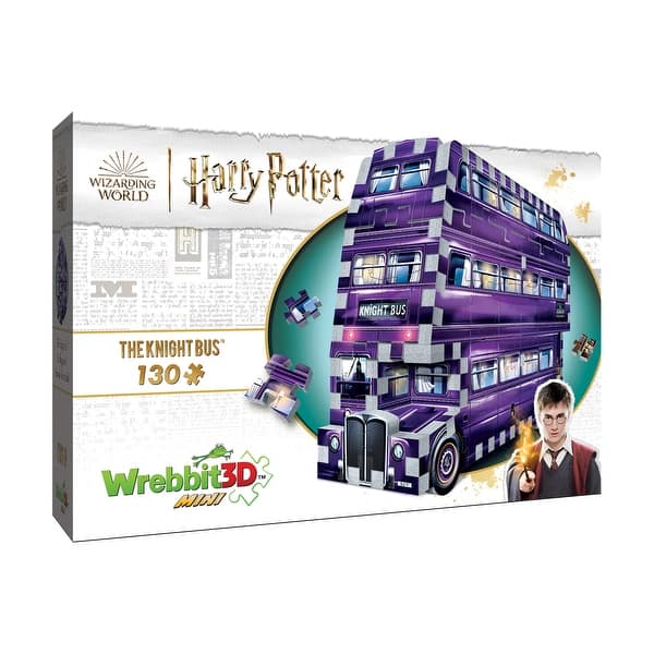 slide 2 of 9, Harry Potter Collection - The Knight Bus Mini 3D Puzzle - 130 Pcs - N/A