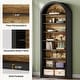 preview thumbnail 6 of 21, 78.7" Tall Modern Arched Bookcase