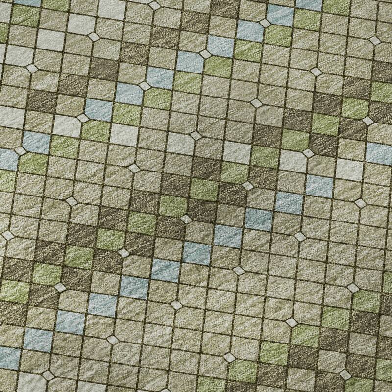 Premium Washable Super Soft Trellis Ombre Mayfield Rug