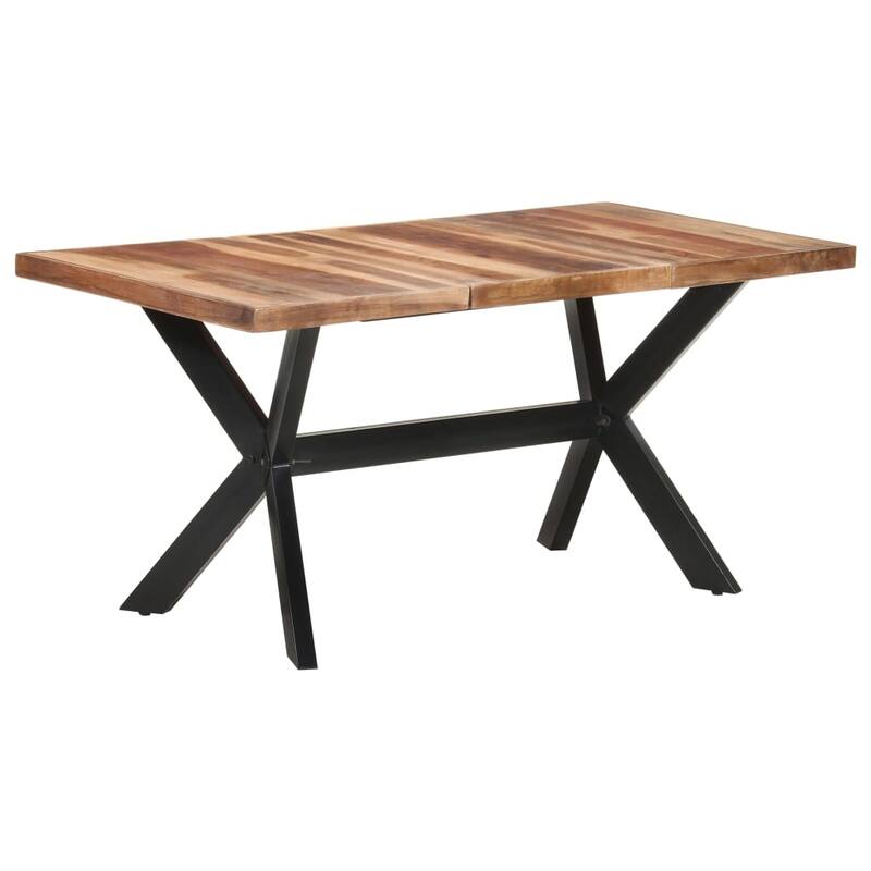 vidaXL Solid Wood Dining Table with Honey Finish Wooden Furniture Multi Sizes