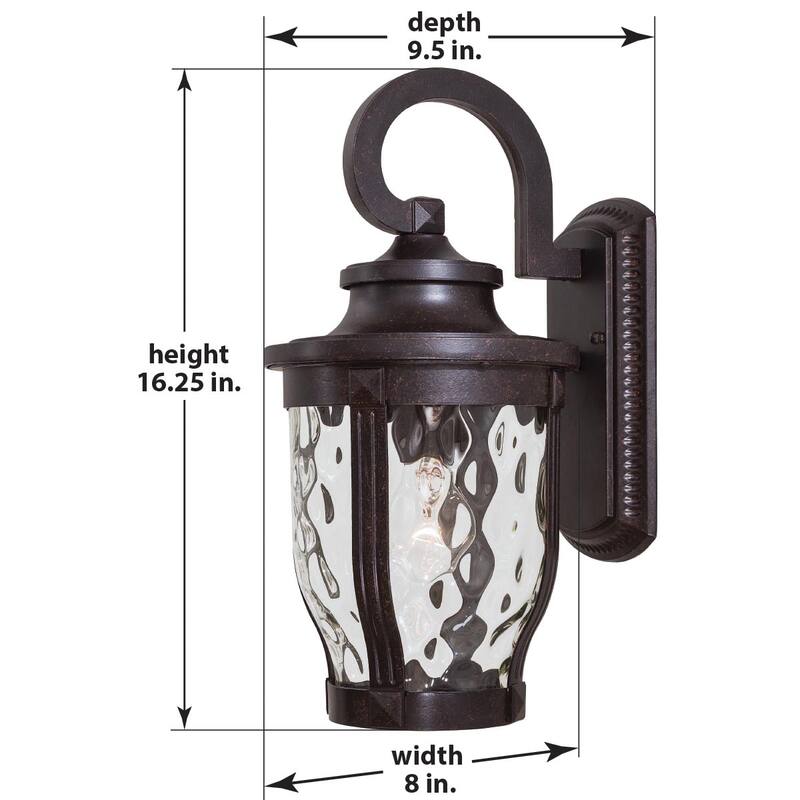 The Great Outdoors 1 Light Outdoor Wall Sconce from the Merrimack