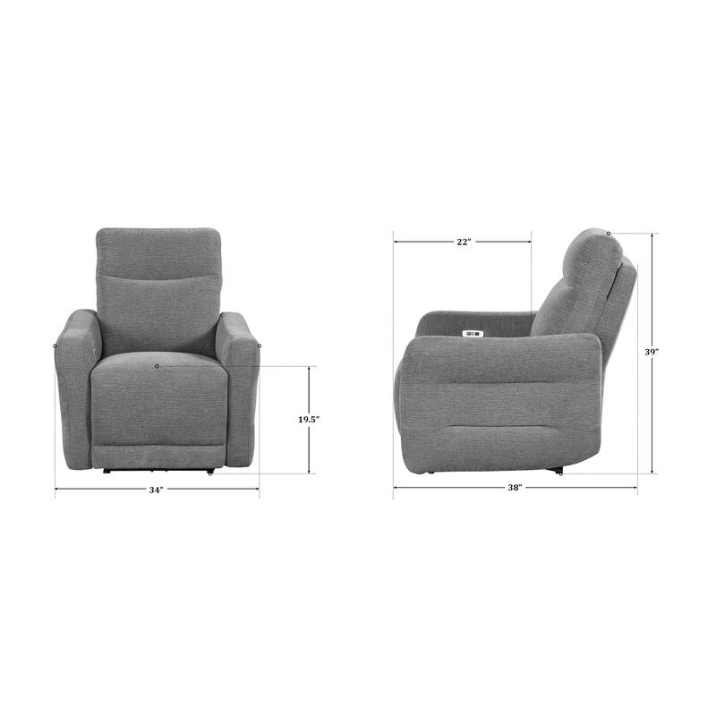 Rowe Power Lay-Flat Reclining Chair