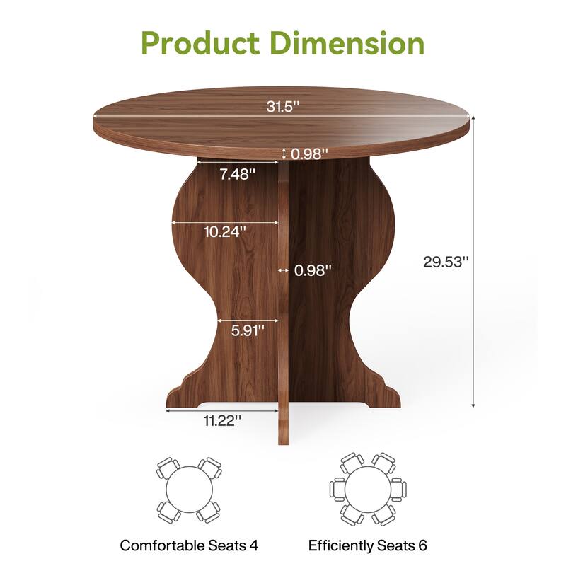 Small Round Dining Table