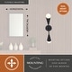 preview thumbnail 4 of 10, Zurich 2-Light 18 in. Modern Contemporary Bathroom Vanity Wall Fixture, Metal Cone Shade, Dimmable, LED Compatible
